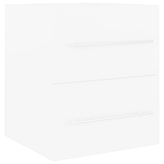 Waschbeckenunterschrank Weiß 41x38,5x48 cm Holzwerkstoff
