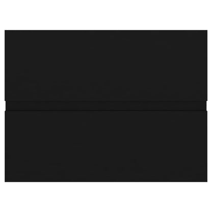 Waschbeckenunterschrank Schwarz 60x38,5x45 cm Holzwerkstoff