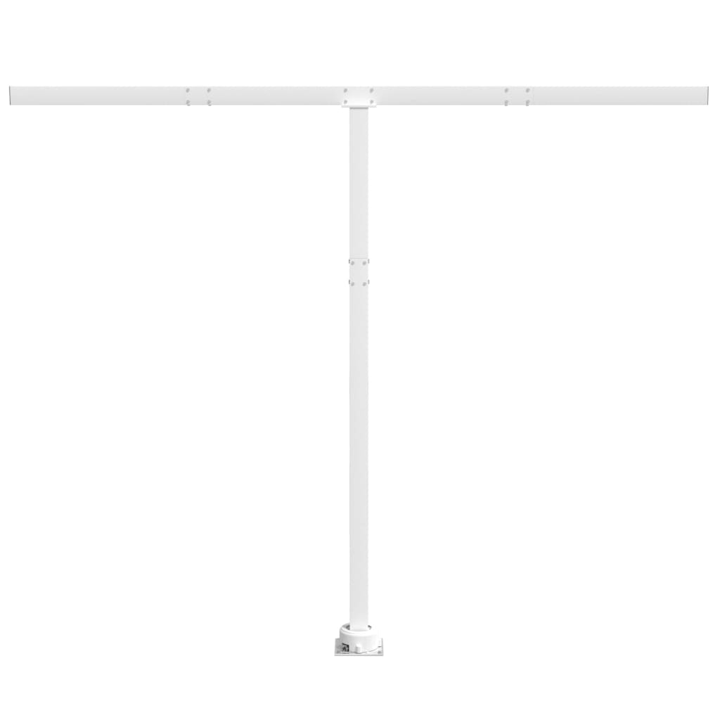 Stützen für Markisen Weiß 300x245 cm Eisen