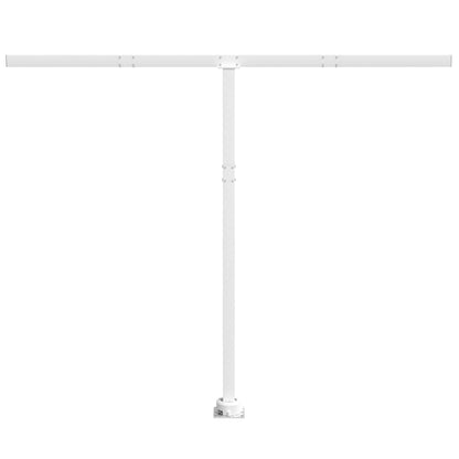Stützen für Markisen Weiß 300x245 cm Eisen