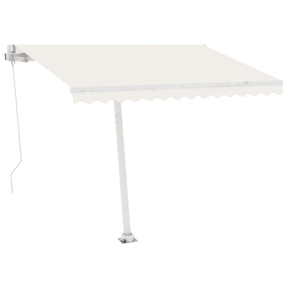 Stützen für Markisen Weiß 300x245 cm Eisen