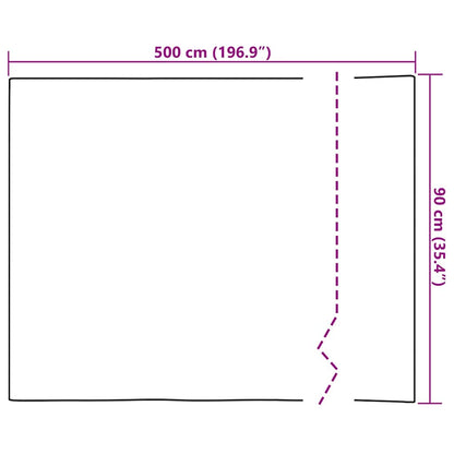 Selbstklebende Möbelfolie Helle Eiche 500x90 cm PVC