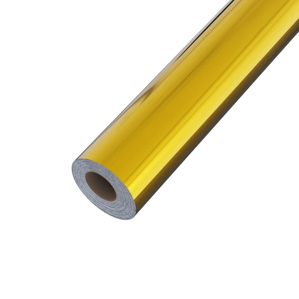 Selbstklebende Möbelfolie Hochglanz-Golden 500x90 cm PVC