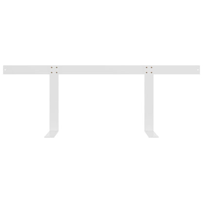 Rückenlehne für Palettensofa Weiß 110 cm Eisen