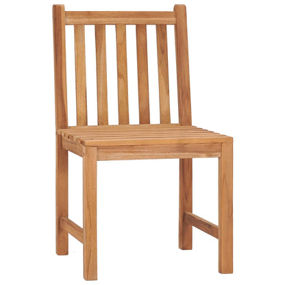 3-teiliges Garten-Ess-Set 80 x 80 cm Massivholz Teak