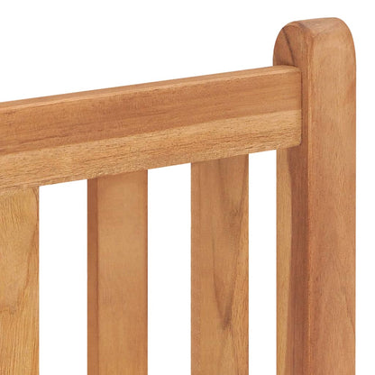 3-teiliges Garten-Ess-Set 80 x 80 cm Massivholz Teak