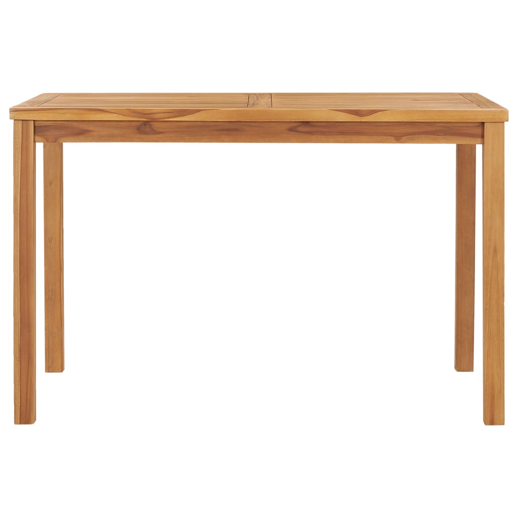 7-teiliges Garten-Ess-Set 120 x 70 cm Massivholz Teak