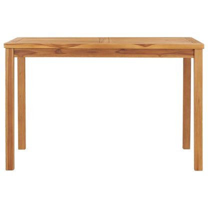7-teiliges Garten-Ess-Set 120 x 70 cm Massivholz Teak