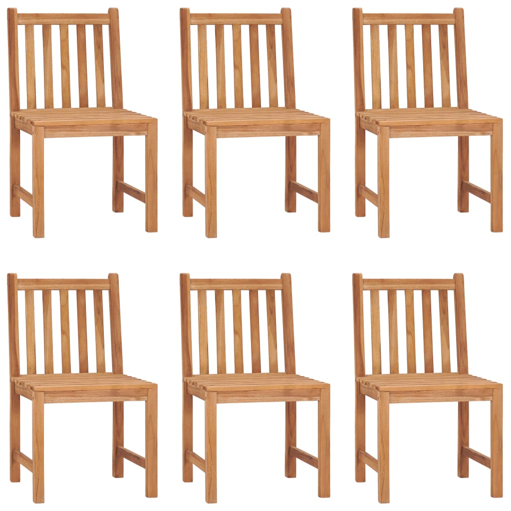 7-teiliges Garten-Ess-Set 150 x 90 cm Massivholz Teak