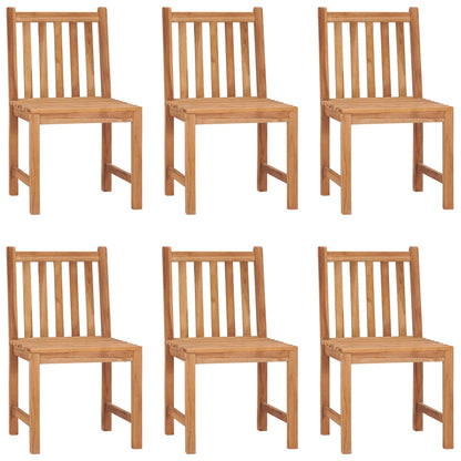 7-teiliges Garten-Ess-Set 150 x 90 cm Massivholz Teak