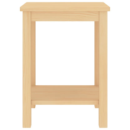 Nachttisch Natur 35x30x47 cm Massivholz Kiefer