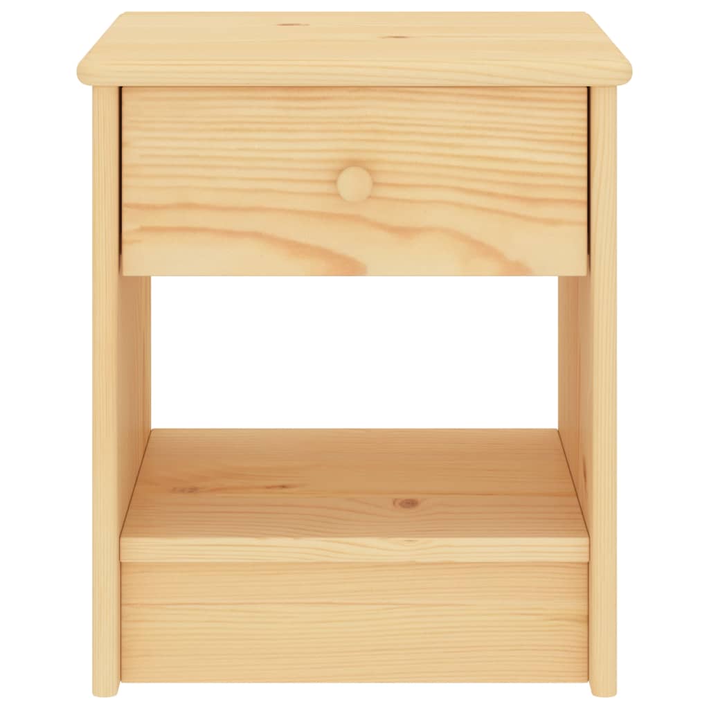 Nachttisch Natur 35x30x40 cm Massivholz Kiefer