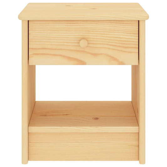 Nachttisch Natur 35x30x40 cm Massivholz Kiefer