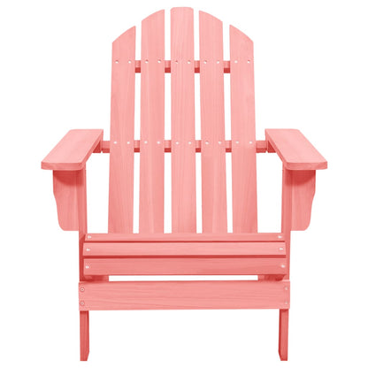 Adirondack-Gartenstuhl Massivholz Tanne Rosa