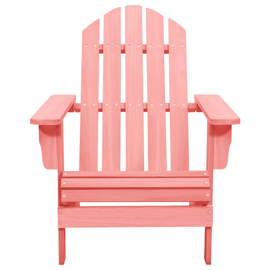 Adirondack-Gartenstuhl Massivholz Tanne Rosa