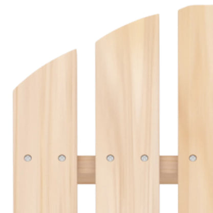 Adirondack-Gartenstuhl mit Tisch Massivholz Tanne