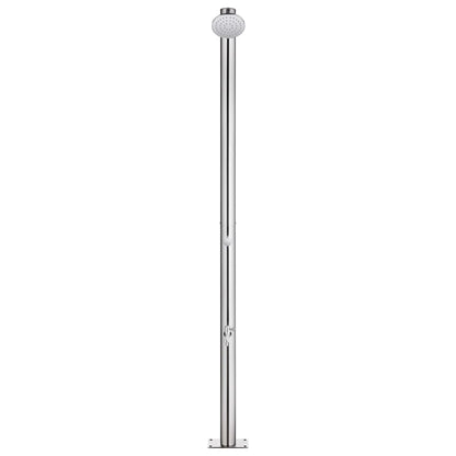 Gartendusche 215 cm Edelstahl