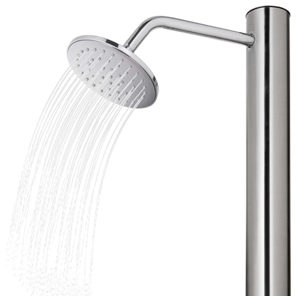 Gartendusche 215 cm Edelstahl