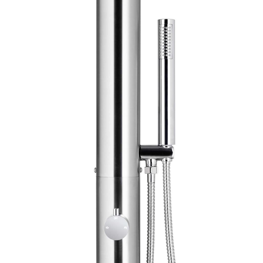 Gartendusche 220 cm Edelstahl