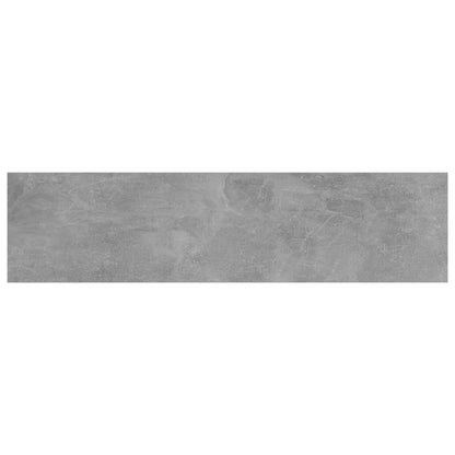 Bücherregal-Bretter 4 Stk. Betongrau 40x10x1,5 cm Holzwerkstoff
