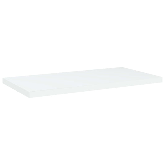 Bücherregal-Bretter 4 Stk. Weiß 40x20x1,5 cm Holzwerkstoff