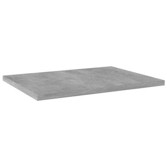 Bücherregal-Bretter 4 Stk. Betongrau 40x30x1,5 cm Holzwerkstoff