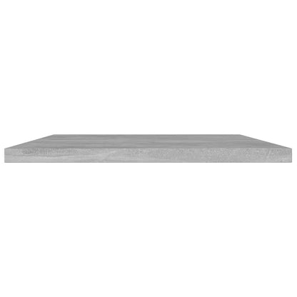 Bücherregal-Bretter 4 Stk. Betongrau 40x30x1,5 cm Holzwerkstoff