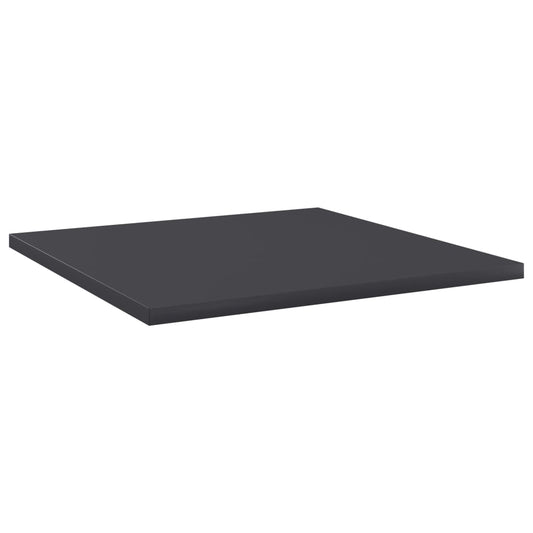 Bücherregal-Bretter 8 Stk. Grau 40x40x1,5 cm Holzwerkstoff