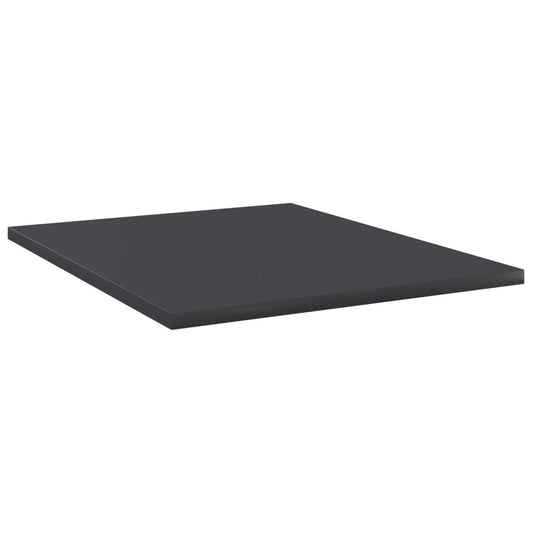 Bücherregal-Bretter 8 Stk. Grau 40x50x1,5 cm Holzwerkstoff