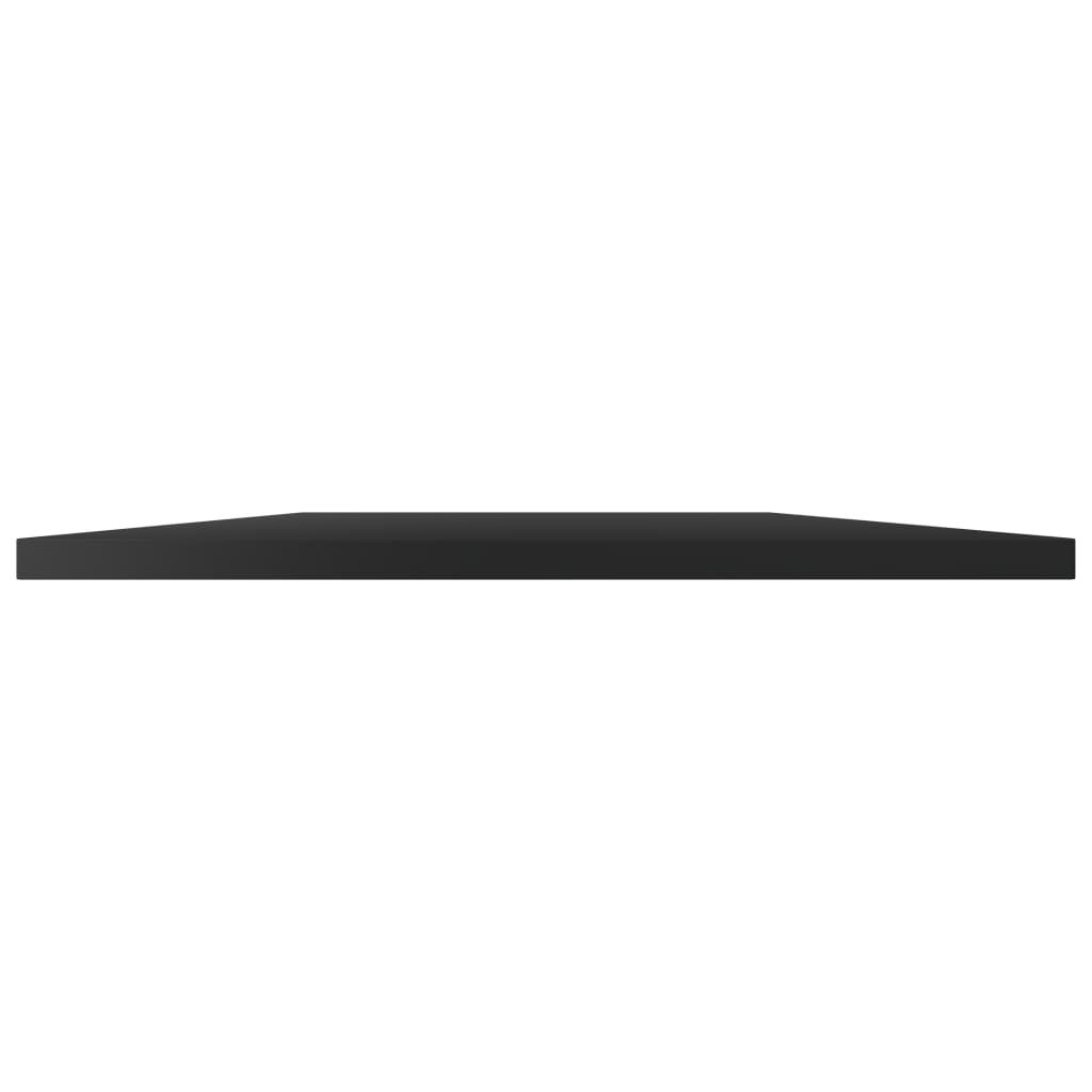 Bücherregal-Bretter 8 Stk. Hochglanz-Schwarz 40x50x1,5 cm