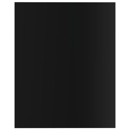 Bücherregal-Bretter 8 Stk. Hochglanz-Schwarz 40x50x1,5 cm