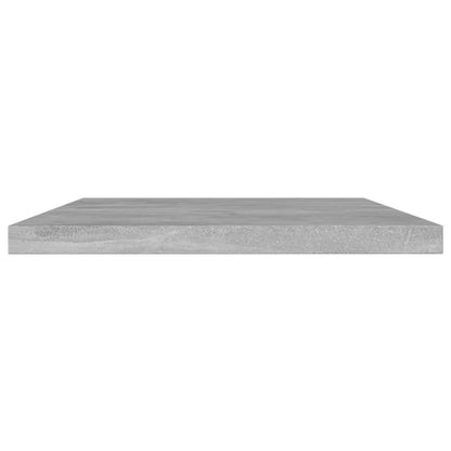 Bücherregal-Bretter 4 Stk. Betongrau 60x10x1,5 cm Holzwerkstoff