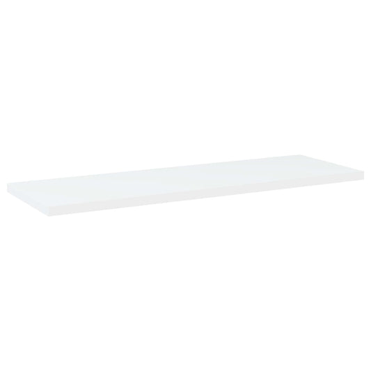 Bücherregal-Bretter 4 Stk. Weiß 60x20x1,5 cm Holzwerkstoff