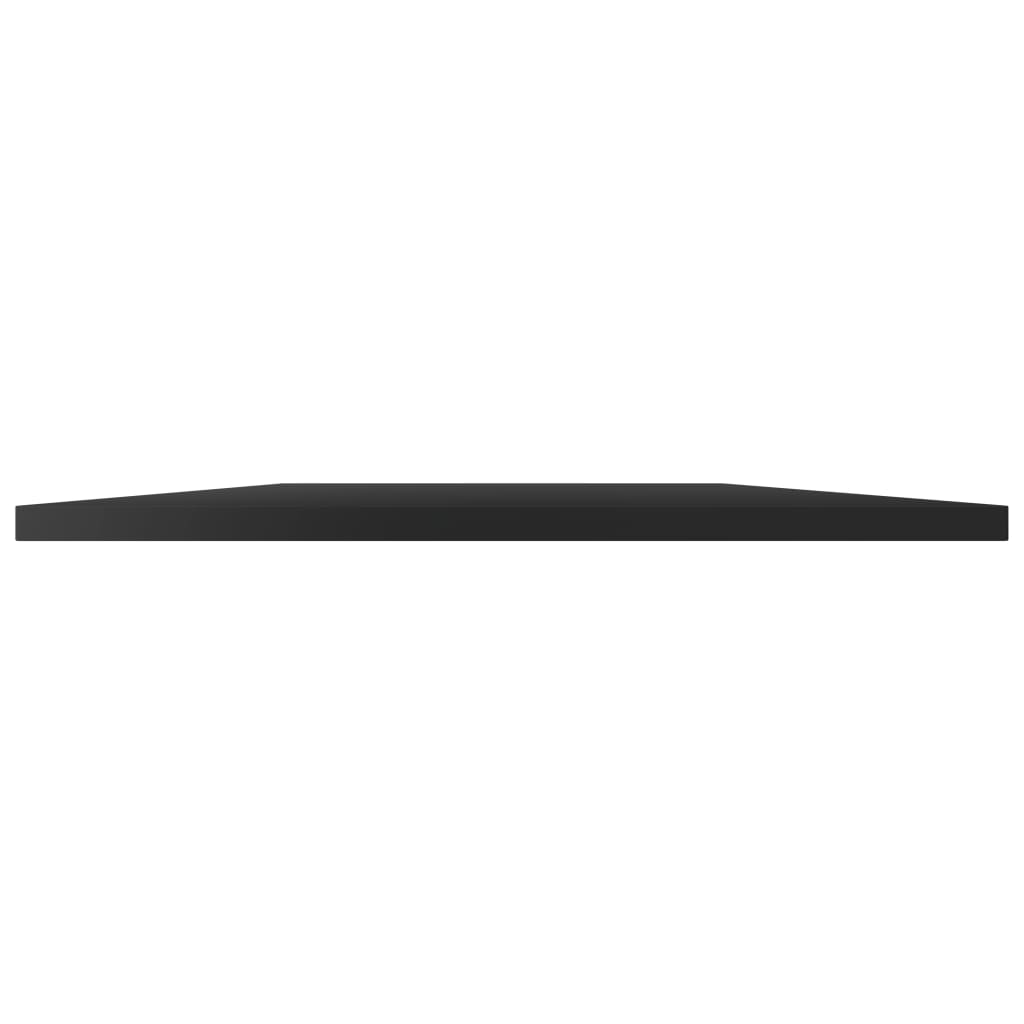Bücherregal-Bretter 8 Stk. Hochglanz-Schwarz 60x50x1,5 cm