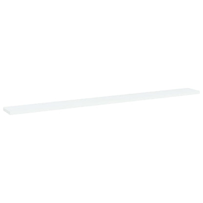 Bücherregal-Bretter 4 Stk. Weiß 100x10x1,5 cm Holzwerkstoff