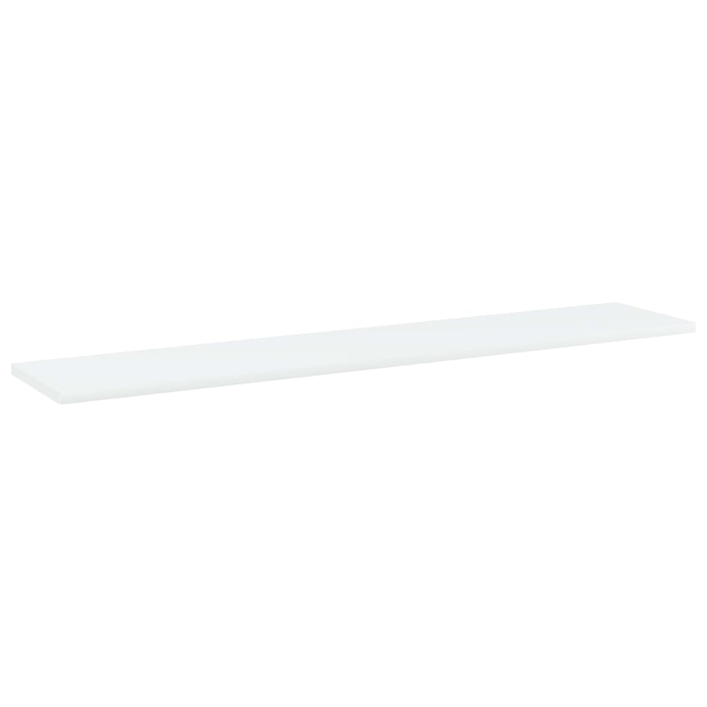 Bücherregal-Bretter 4 Stk. Weiß 100x20x1,5 cm Holzwerkstoff