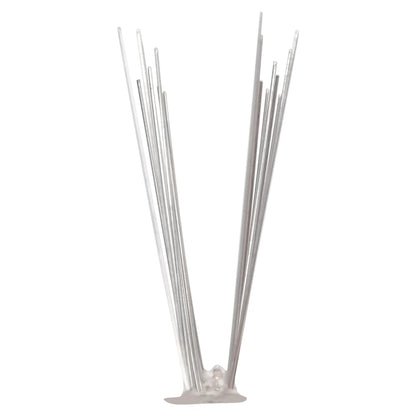 20-tlg. Taubenabwehr Spikes-Set Edelstahl 10 m 2-reihig