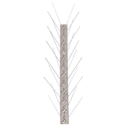 20-tlg. Taubenabwehr Spikes-Set Edelstahl 10 m 4-reihig