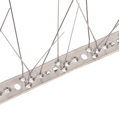 20-tlg. Taubenabwehr Spikes-Set Edelstahl 10 m 5-reihig