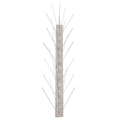 40-tlg. Taubenabwehr Spikes-Set Edelstahl 20 m 5-reihig