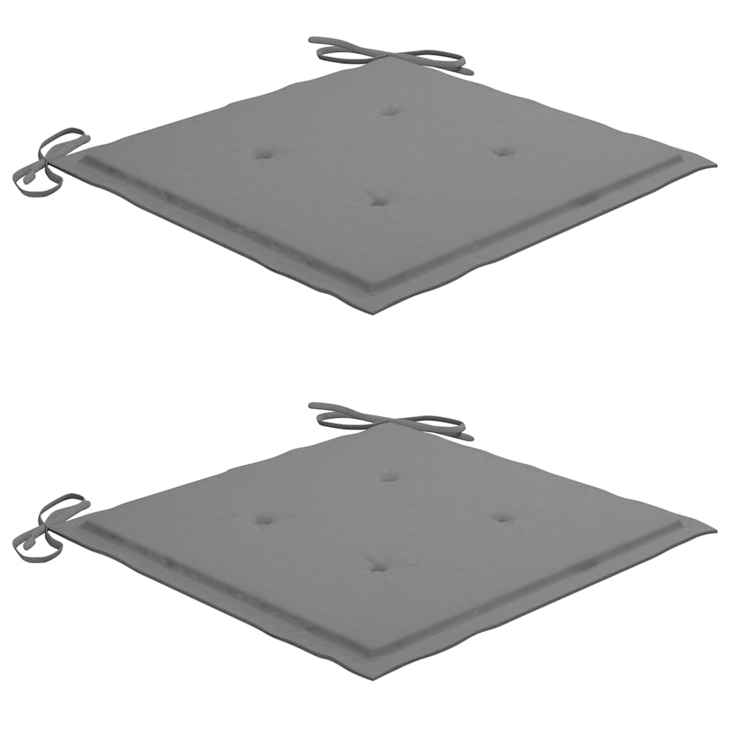 3-tlg. Garten-Essgruppe mit Kissen Klappbar Massivholz Teak