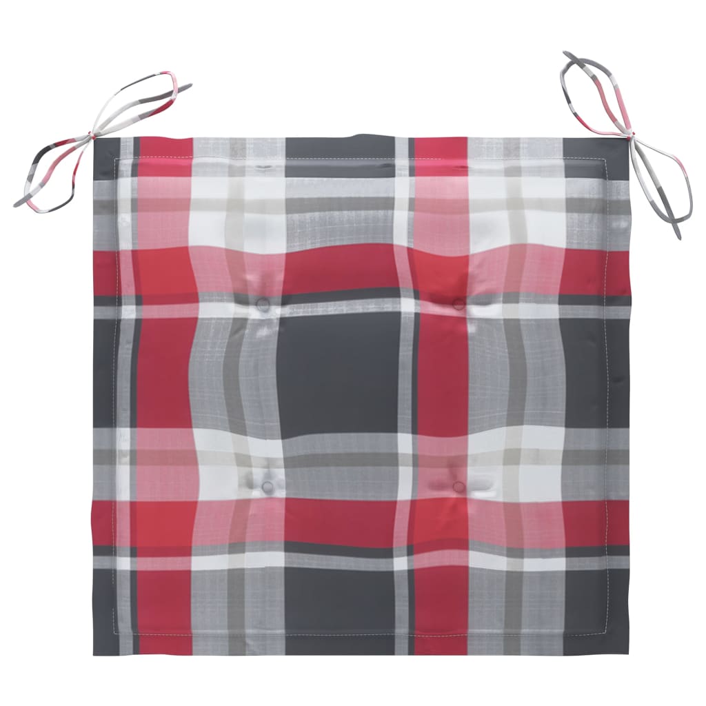 3-tlg. Garten-Essgruppe mit Kissen Klappbar Massivholz Teak