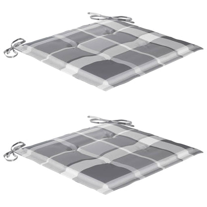 3-tlg. Garten-Essgruppe mit Kissen Klappbar Massivholz Teak