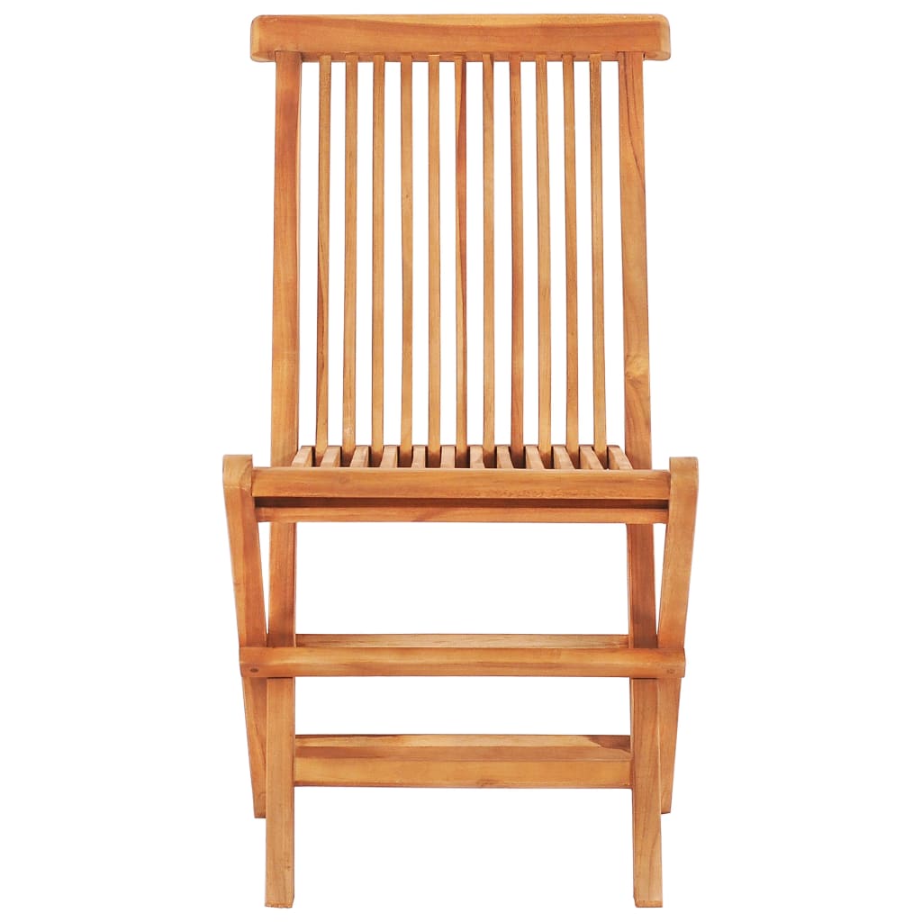 3-tlg. Bistro-Set mit Kissen Grau Karomuster Massivholz Teak