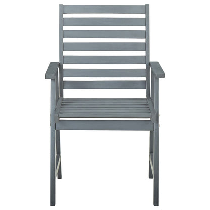 Garten-Essstühle mit Kissen 3 Stk. Massivholz Akazie