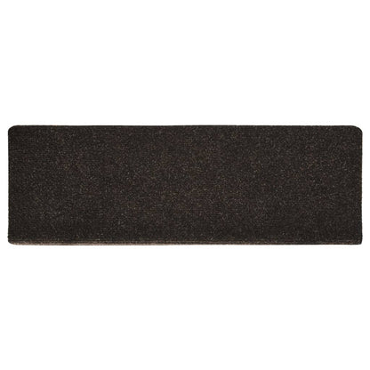 Stufenmatten Selbstklebend 15 Stk. 65x21x4 cm Dunkelbraun Rechteckiger Rand