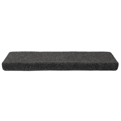 Stufenmatten Selbstklebend 15 Stk. 65x21x4 cm Anthrazit Rechteckiger Rand