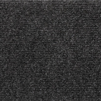 Stufenmatten Selbstklebend 15 Stk. 65x21x4 cm Anthrazit Rechteckiger Rand
