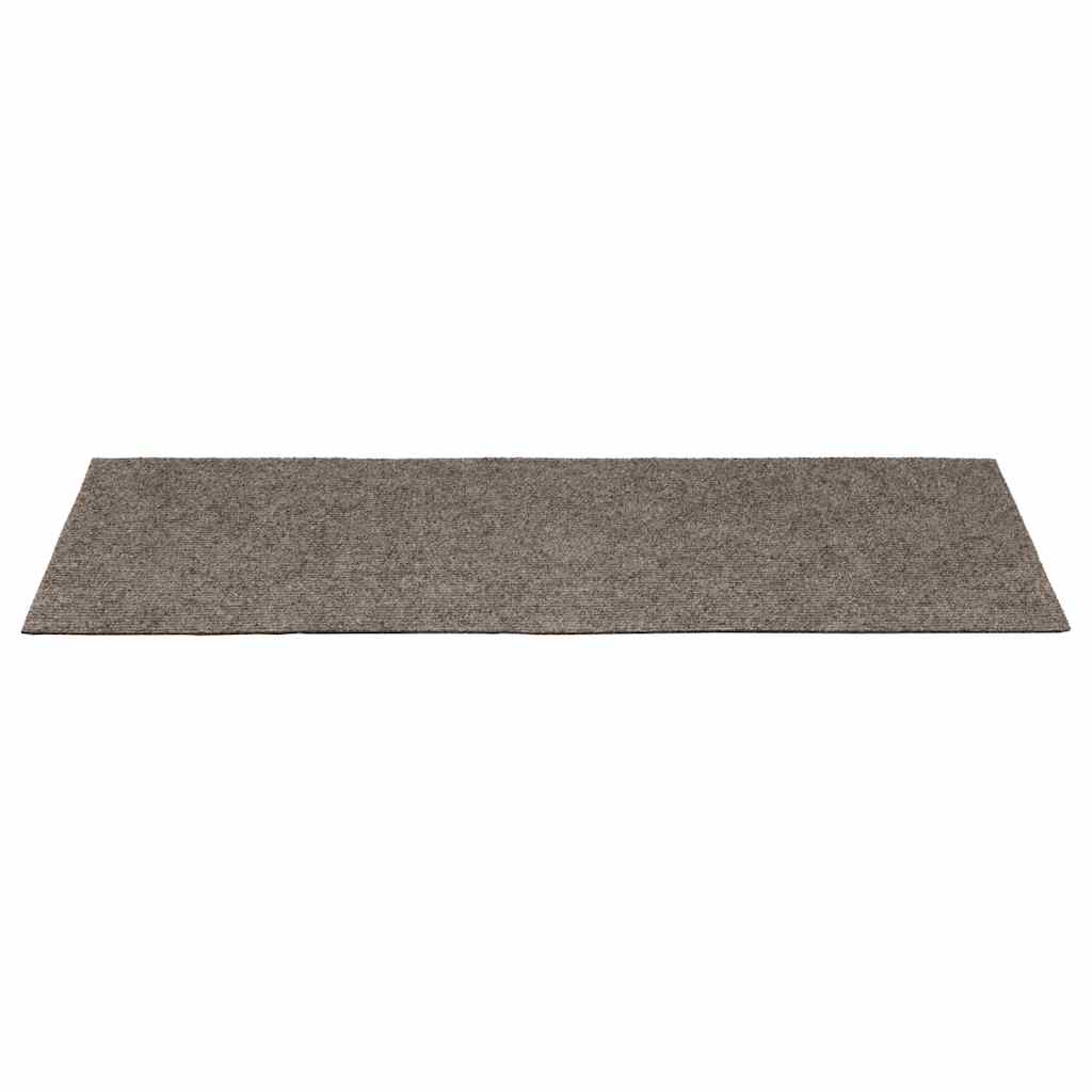 Stufenmatten Selbstklebend 15 Stk. 65x21x4 cm Beige Rechteckiger Rand