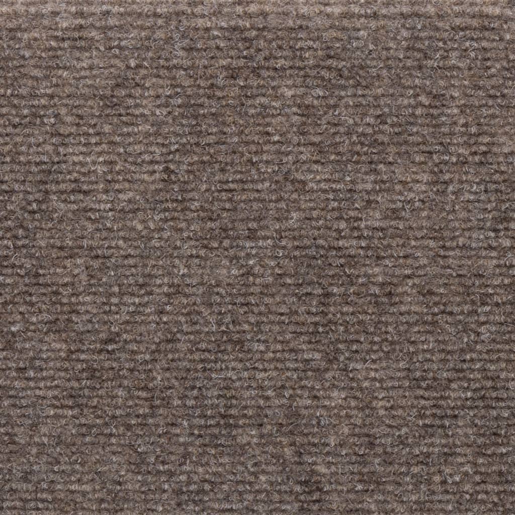 Stufenmatten Selbstklebend 15 Stk. 65x21x4 cm Beige Rechteckiger Rand